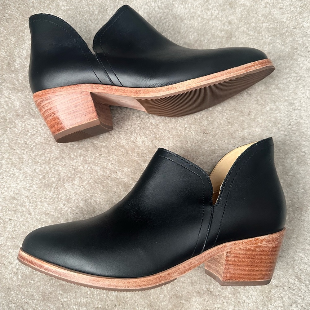Nisolo Mia Everyday Black Ankle Booties Women’s Size 8 - Picture 8 of 16